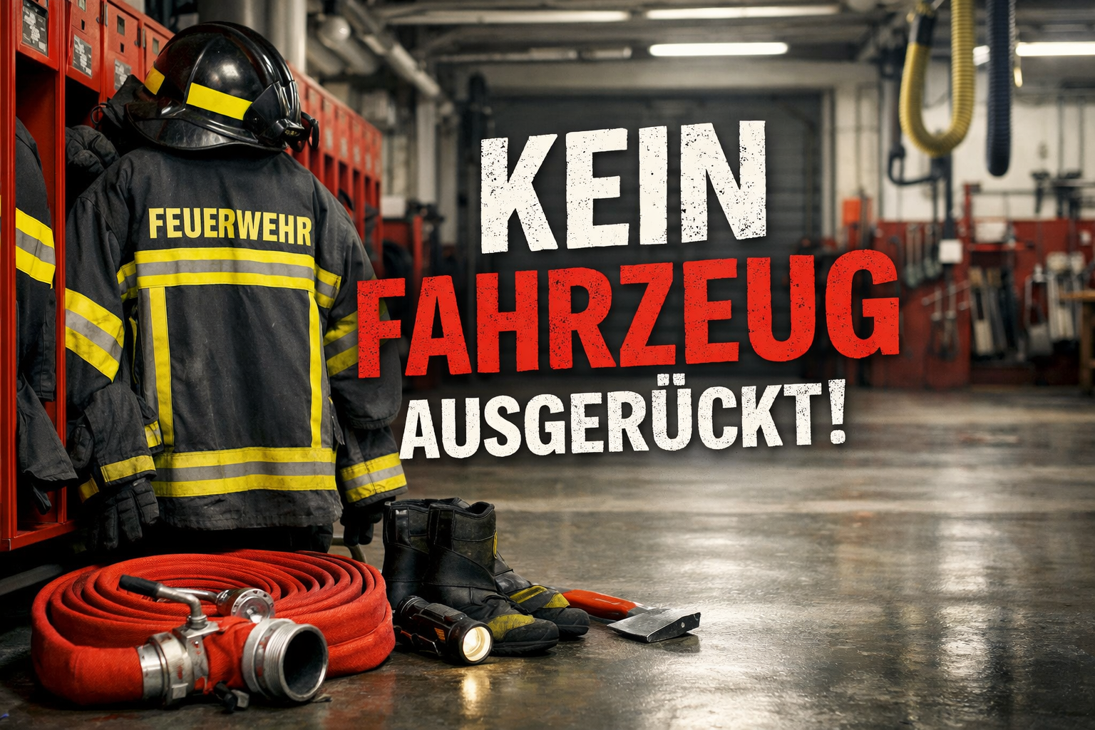 Kein Fahrzeug ausgerückt